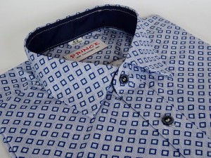 Koszula męska niebieska slim