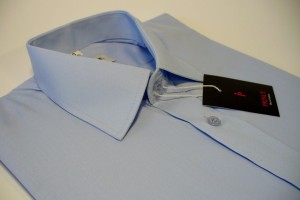 koszula niebieska gładka classic