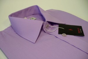 koszula fioletowa gładka slim 