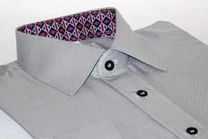 Koszula męska szara slim