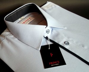 Koszula męska niebieska classic 80% bawełna